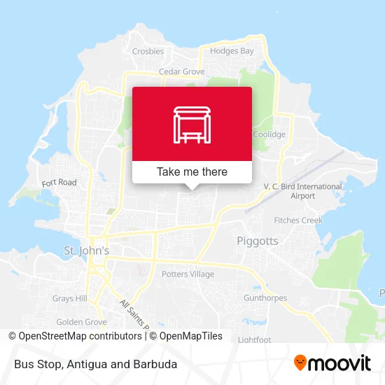 Bus Stop map