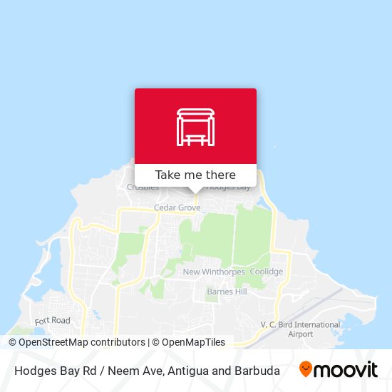 Hodges Bay Rd / Neem Ave map