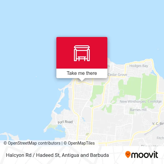 Halcyon Rd / Hadeed St map