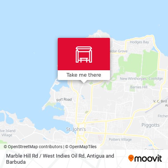 Marble Hill Rd / West Indies Oil Rd map