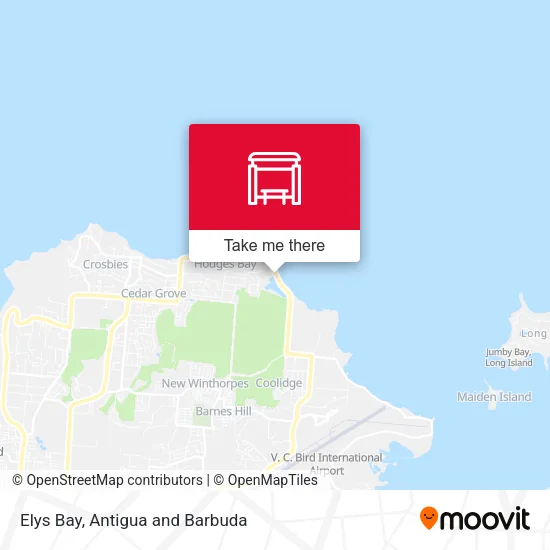 Elys Bay map