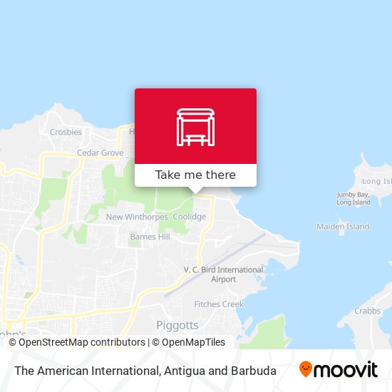 The American International map