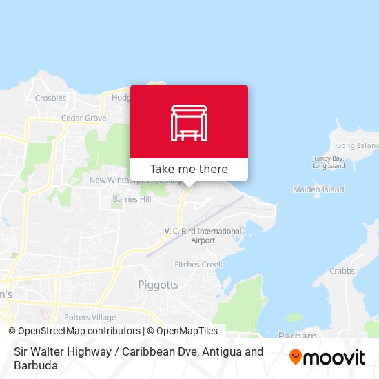 Sir Walter Highway / Caribbean Dve map