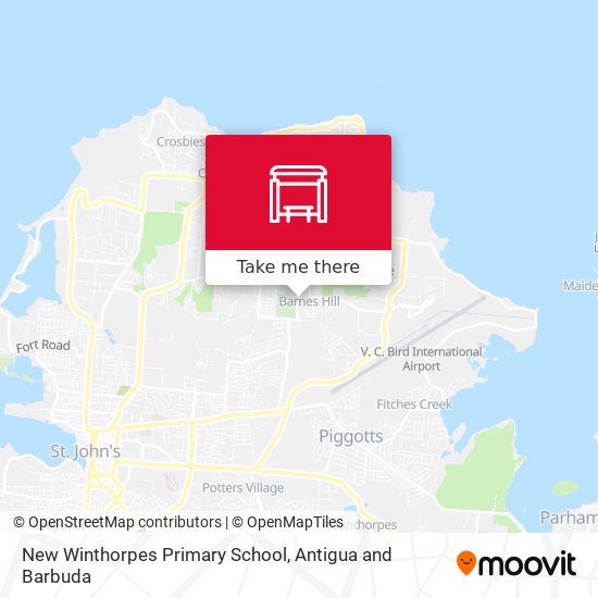 New Winthorpes Primary School map