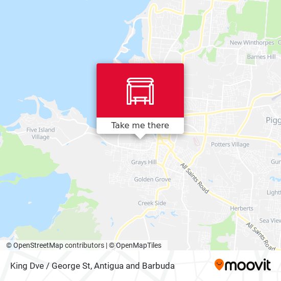 King Dve / George St map