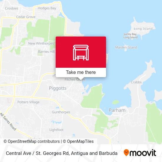 Central Ave / St. Georges Rd map
