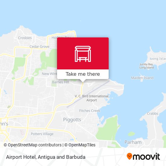 Airport Hotel map