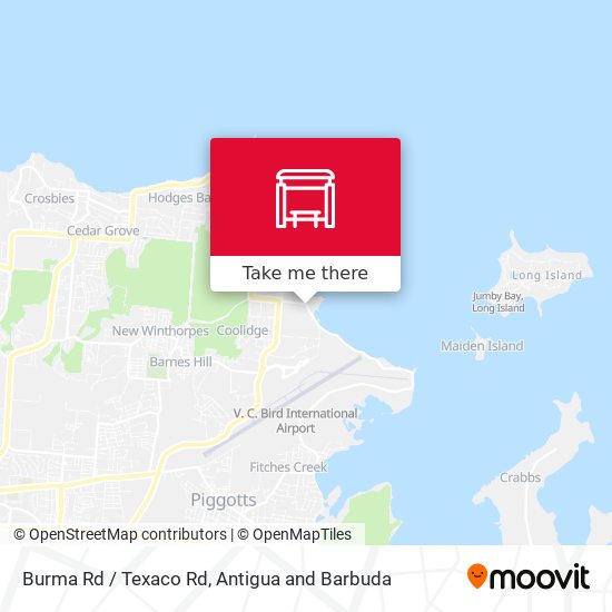 Burma Rd / Texaco Rd map