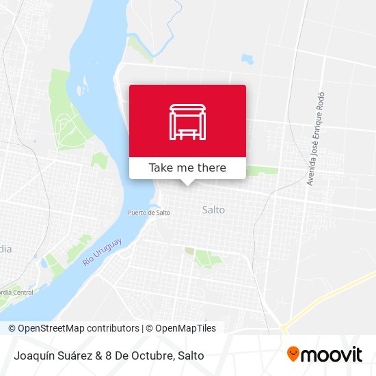 Mapa de Joaquín Suárez & 8 De Octubre