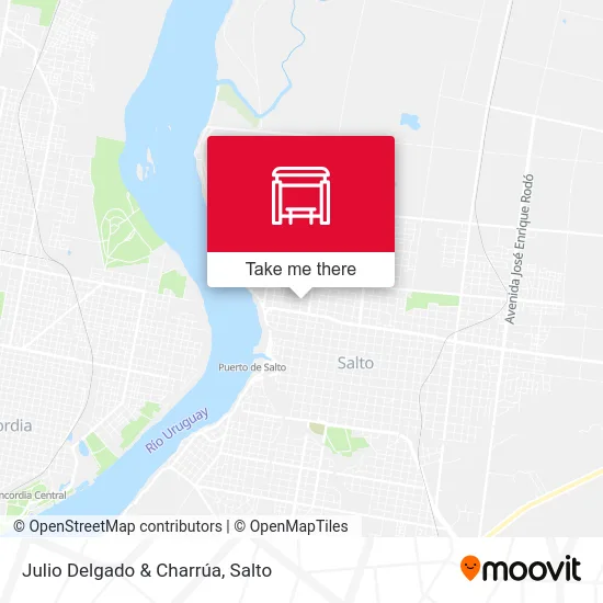 Julio Delgado & Charrúa map