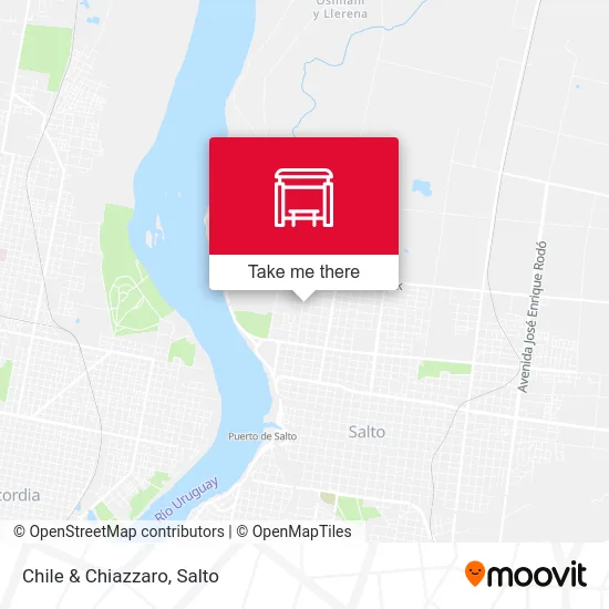 Chile & Chiazzaro map