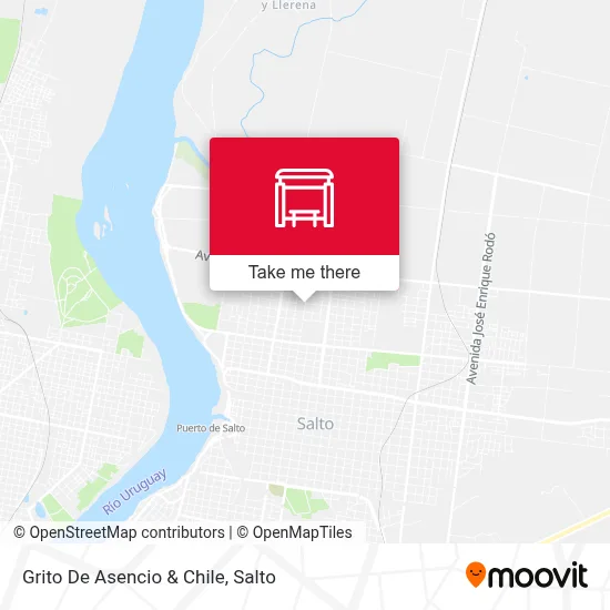 Grito De Asencio & Chile map