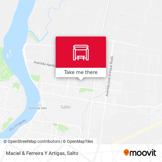 Maciel & Ferreira Y Artigas map