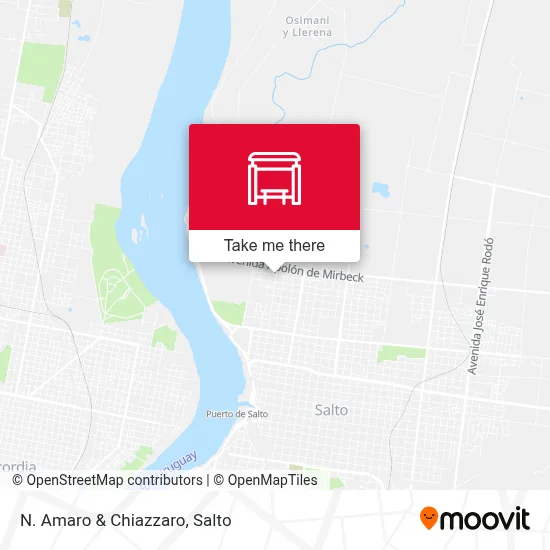 N. Amaro & Chiazzaro map