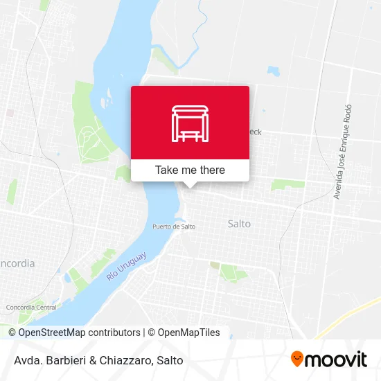 Avda. Barbieri & Chiazzaro map