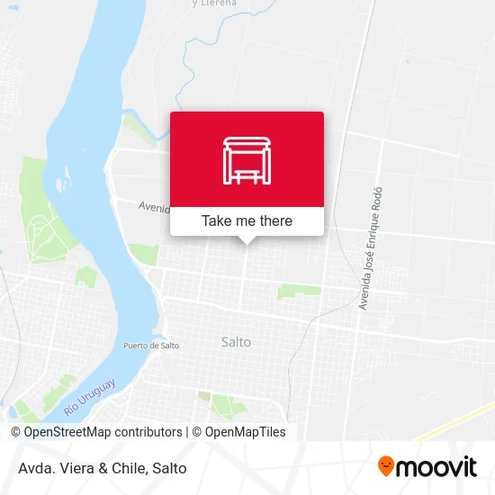 Avda. Viera & Chile map