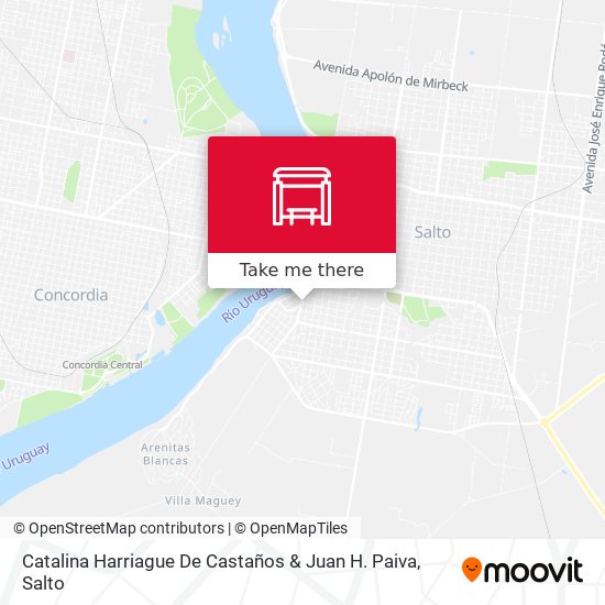 Mapa de Catalina Harriague De Castaños & Juan H. Paiva