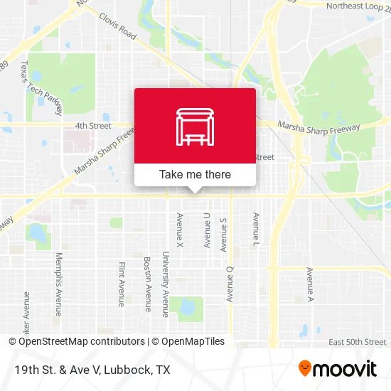 19th St. & Ave V map