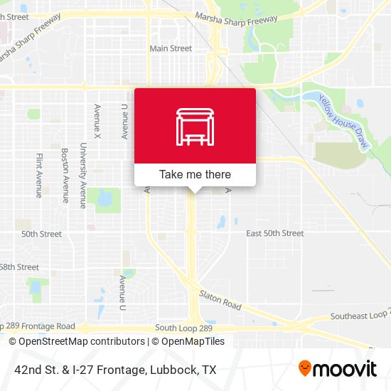 42nd St. & I-27 Frontage map