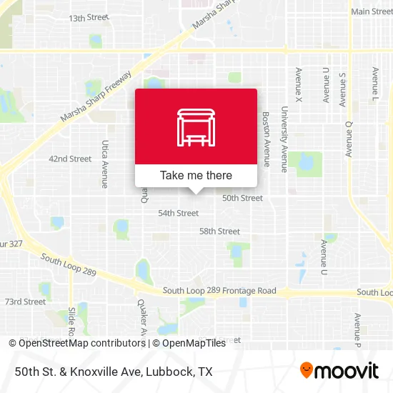 50th St. & Knoxville Ave map