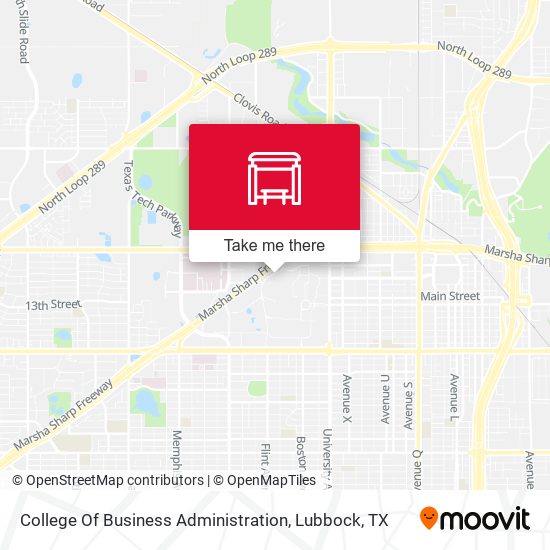 College Of Business Administration map