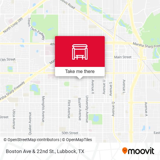 Boston Ave & 22nd St. map