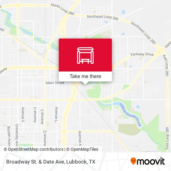 Broadway St. & Date Ave map