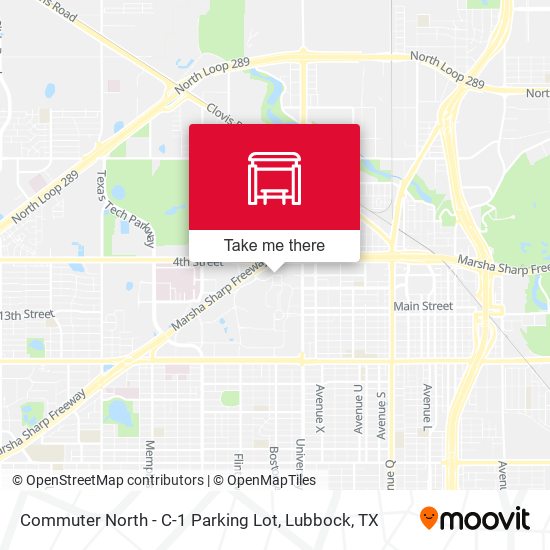 Commuter North - C-1 Parking Lot map