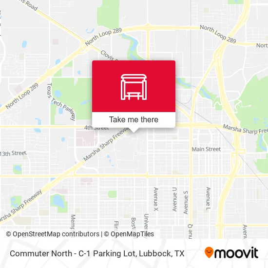 Mapa de Commuter North - C-1 Parking Lot