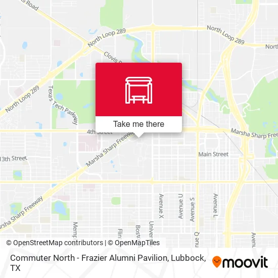 Mapa de Commuter North - Frazier Alumni Pavilion