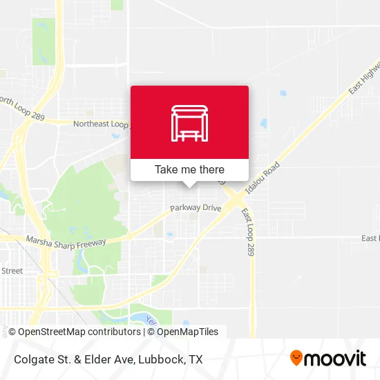 Mapa de Colgate St. & Elder Ave