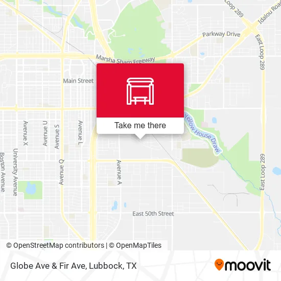 Mapa de Globe Ave & Fir Ave