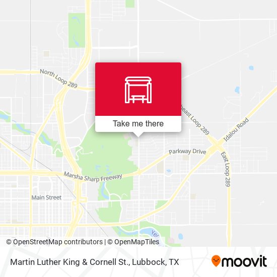 Martin Luther King & Cornell St. map