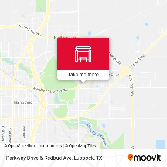 Parkway Drive & Redbud Ave map