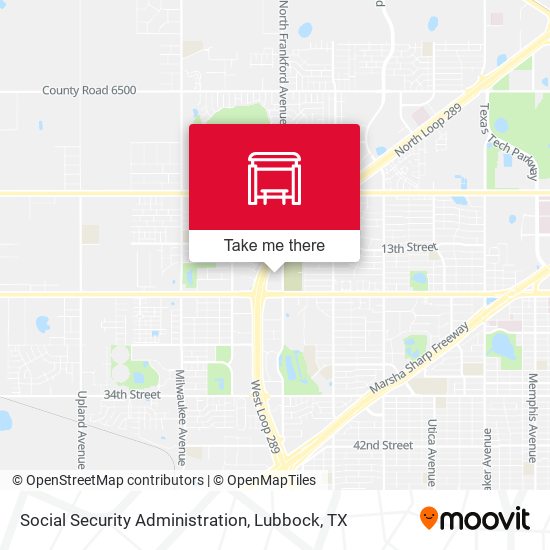 Social Security Administration map