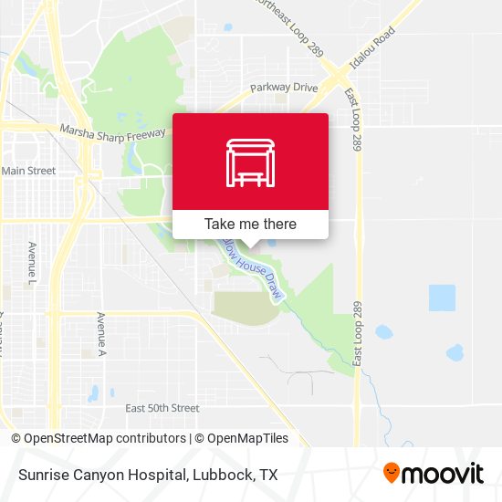 Sunrise Canyon Hospital map