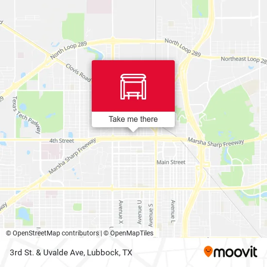 Mapa de 3rd St. & Uvalde Ave