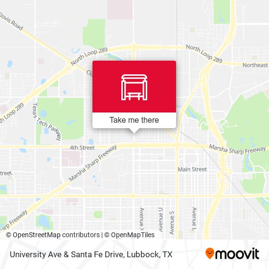 University Ave & Santa Fe Drive map