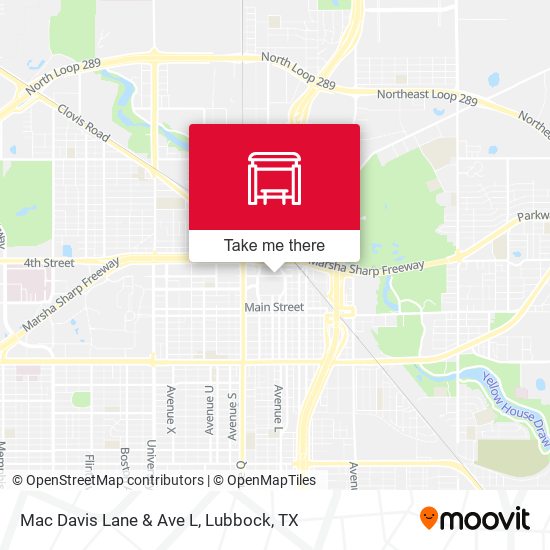 Mac Davis Lane & Ave L map