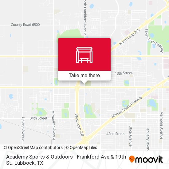 Academy Sports & Outdoors - Frankford Ave & 19th St. map