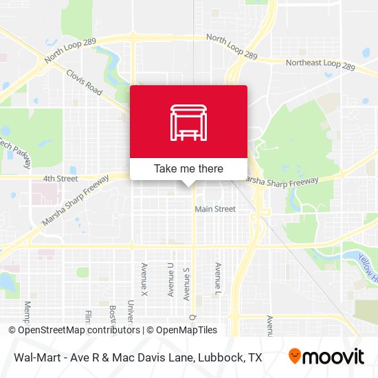Wal-Mart - Ave R & Mac Davis Lane map