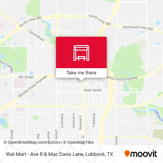 Wal-Mart - Ave R & Mac Davis Lane map