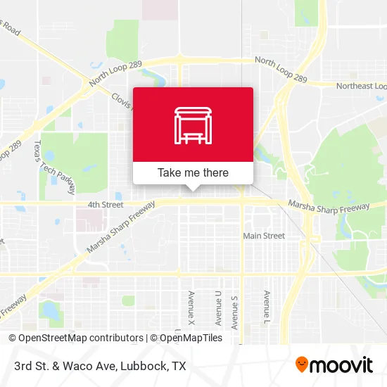 3rd St. & Waco Ave map