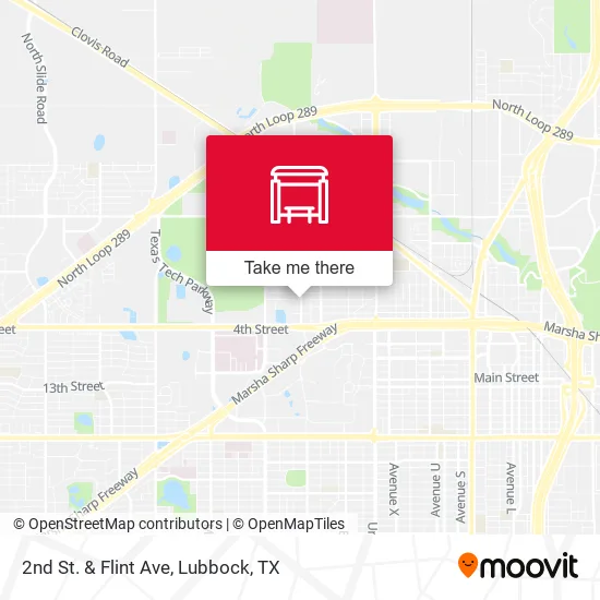 Mapa de 2nd St. & Flint Ave