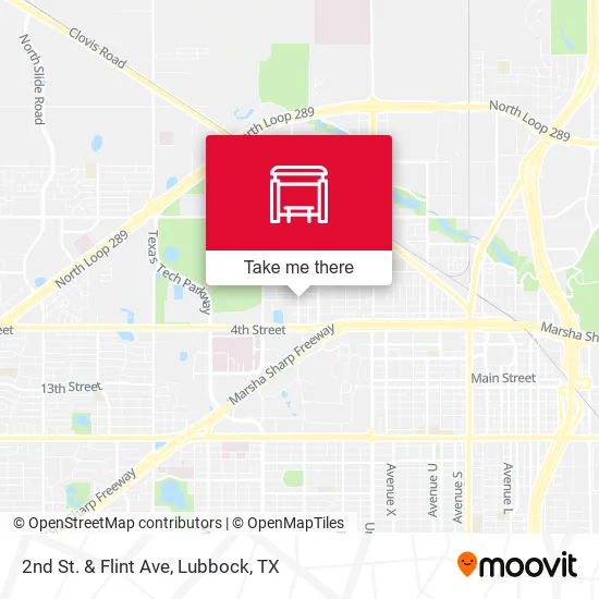 Mapa de 2nd St. & Flint Ave