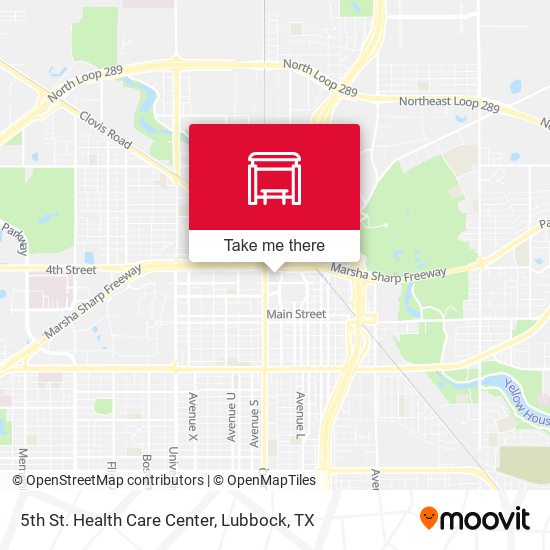 5th St. Health Care Center map