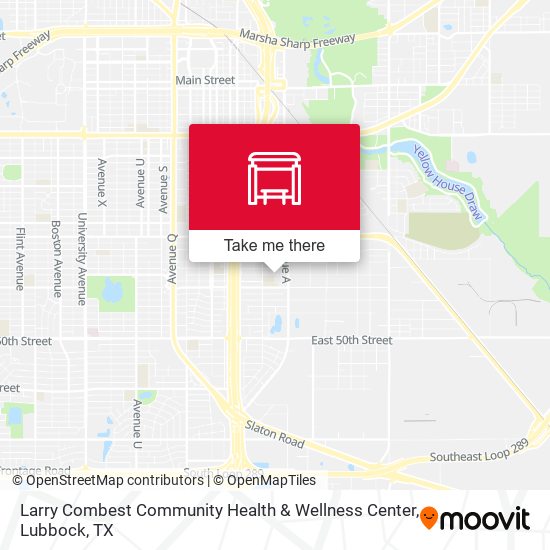 Larry Combest Community Health & Wellness Center map