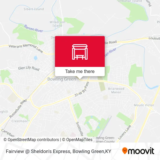 Fairview @ Sheldon's Express map