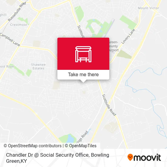 Chandler Dr @ Social Security Office map