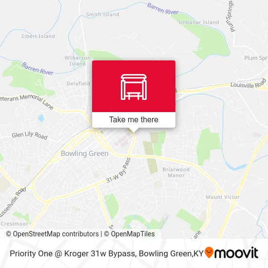 Priority One @ Kroger 31w Bypass map